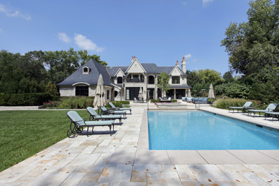 Swimming Pool Large Deck House