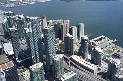 Downtown Toronto From CN Tower